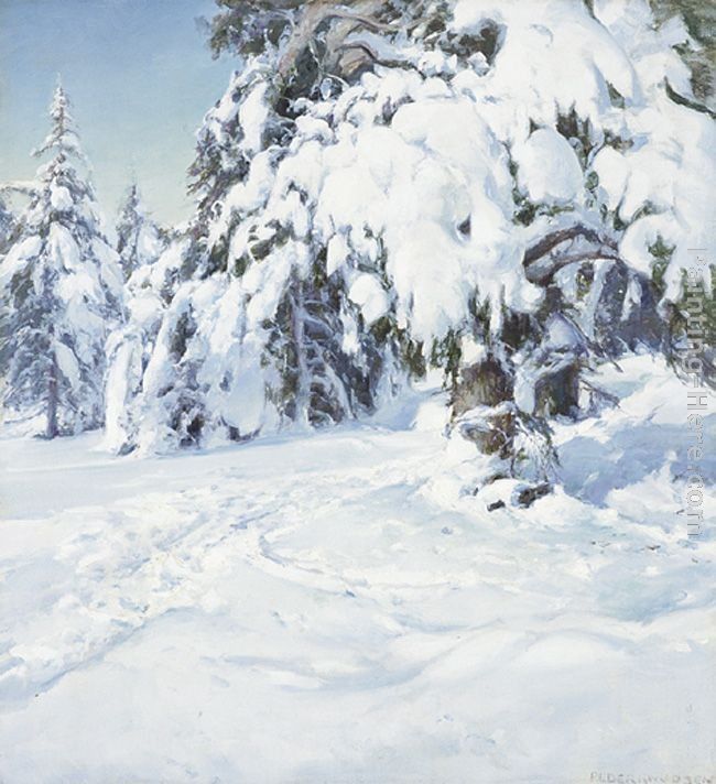 Peder Knudsen Winter Landscape